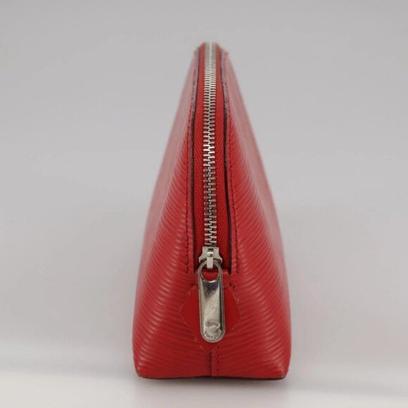 LOUIS VUITTON Epi Pochette Cosmetic PM Pouch Red M41114 LV Auth 111537 - Picture 3 of 16